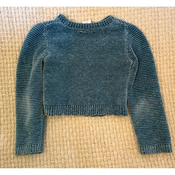 TOMMY BAHAMA Chenille Cable Knit girls soft sweater | Size Medium (7/8) - Picture 6 of 6